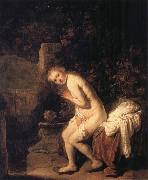 Rembrandt, Susanna Bathing
